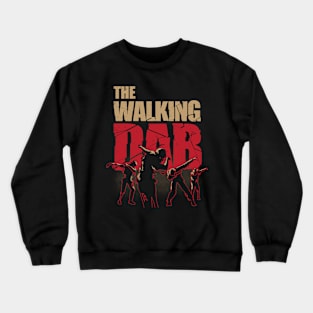 Dabbing Walking Dab Zombie T-shirt Creme Crewneck Sweatshirt